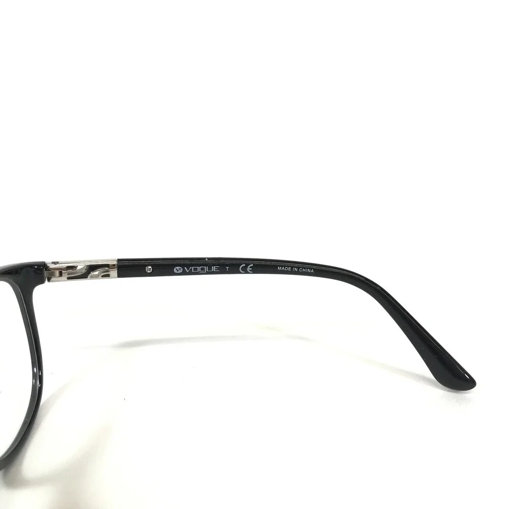 Vogue Eyeglasses Frames VO5168 W44 Black Silver Square Full Rim 52-17-140
